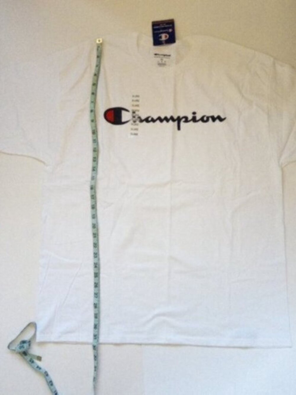 Champion Classic White T-Shirt – Men’s XXL | 100% Cotton Jersey | New With Tags - Picture 6 of 14